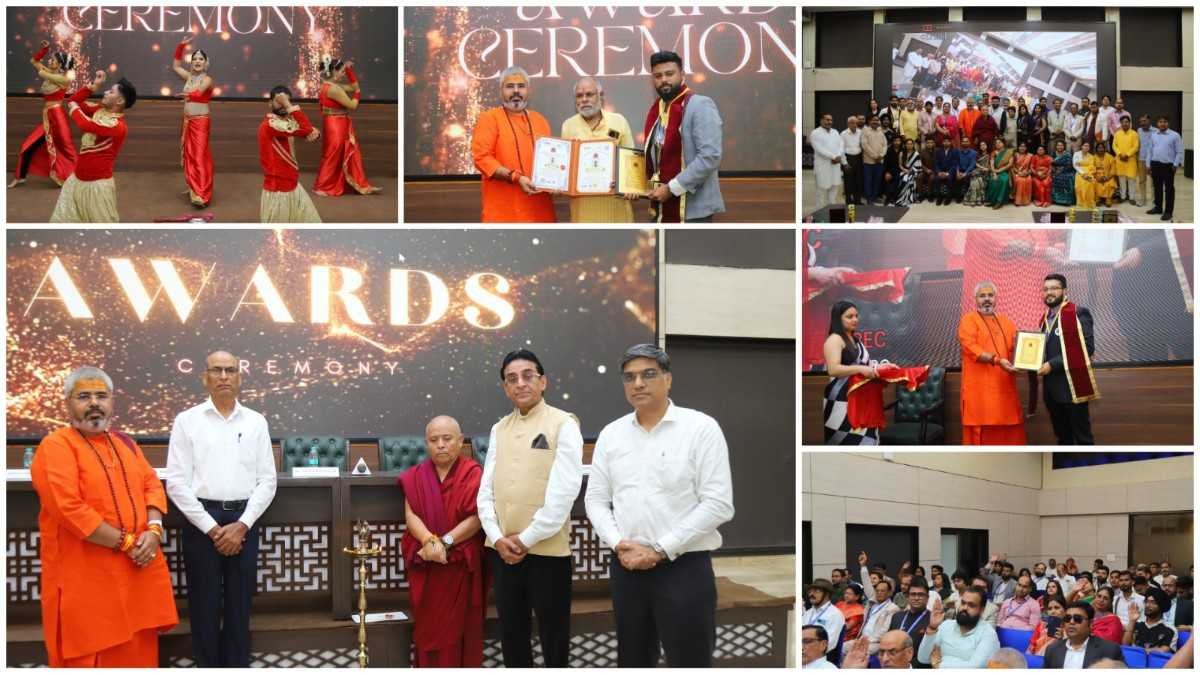 GrandHonoraryDoctorateAwardCeremonyOrganizedbythePrestigiousPeaceAwardCouncil