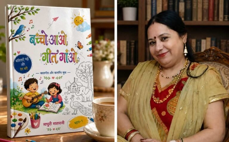 LecturerMadhuriMalpaniReleasesDebutChildrensPoetryandColoringBook